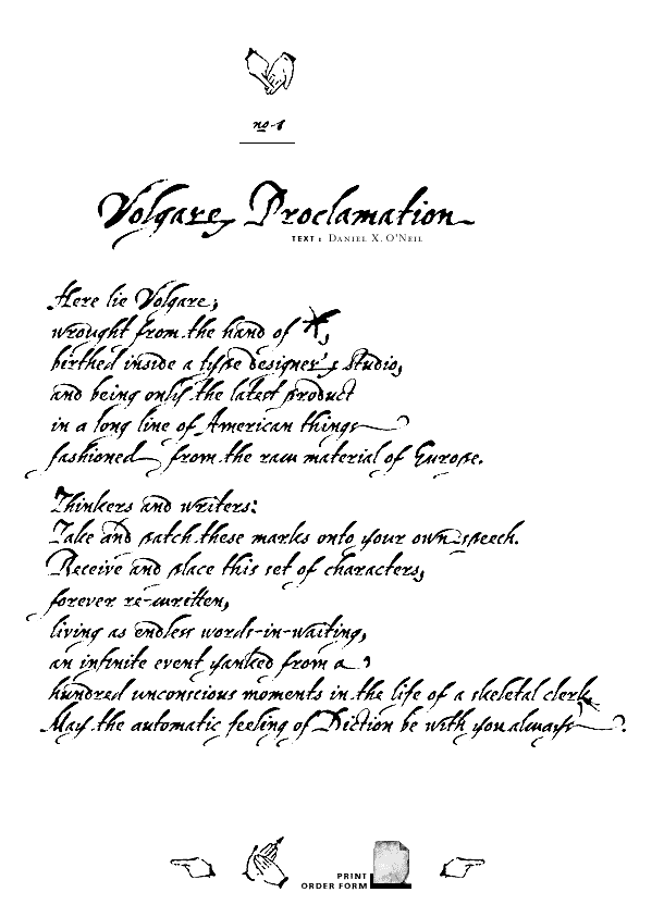 Volgare Proclamation